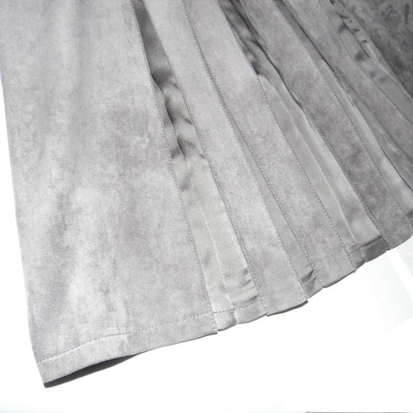 KAPALUA Grey Pleated Skirt sz 6 - Picture 3 of 7